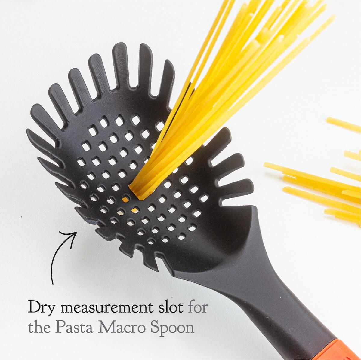 Macro 5-Piece Measuring Spoon Set - For Pasta, Potatoes, Rice, Beans, Oatmeal