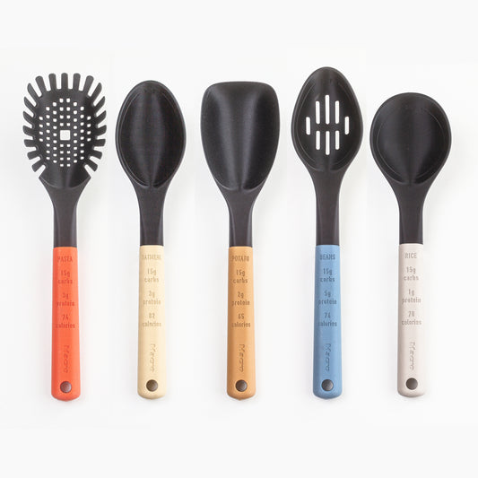 Macro 5-Piece Measuring Spoon Set - For Pasta, Potatoes, Rice, Beans, Oatmeal